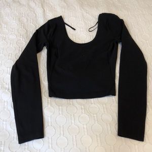 Lululemon Align long sleeve top in black, size 0